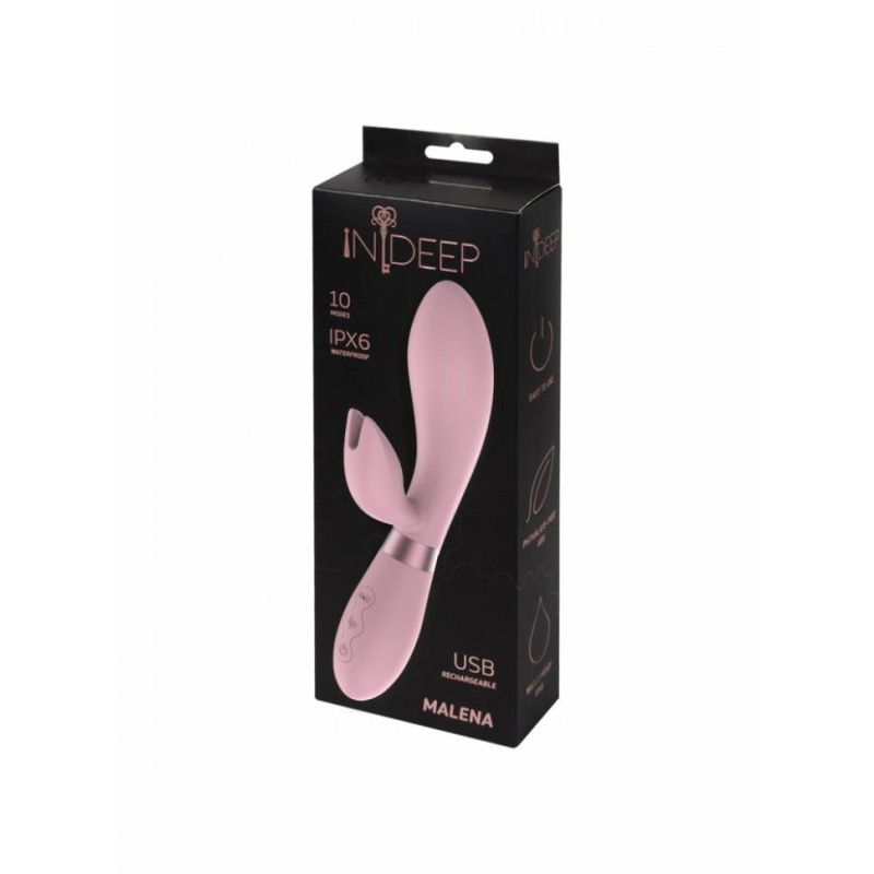 Wibrator-Rechargeable Vibrator Indeep Malena Pink